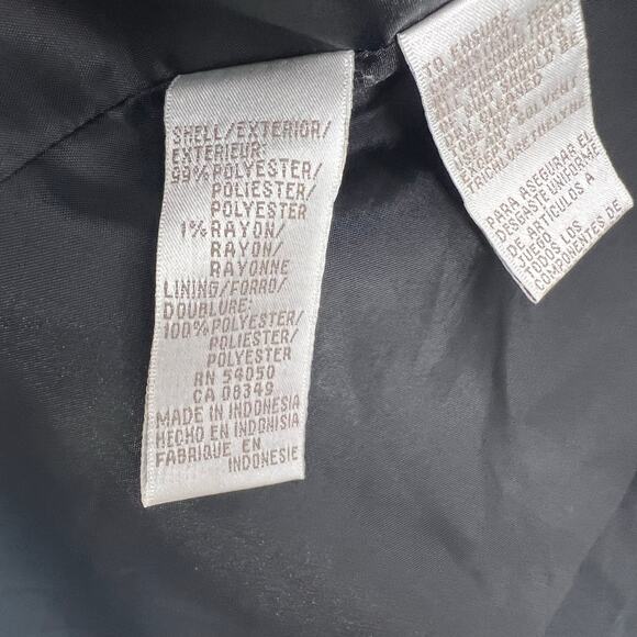 Jones New York Pinstripe Suit Blazer Womens size 12 Black Lined Workwear - Picture 6 of 6